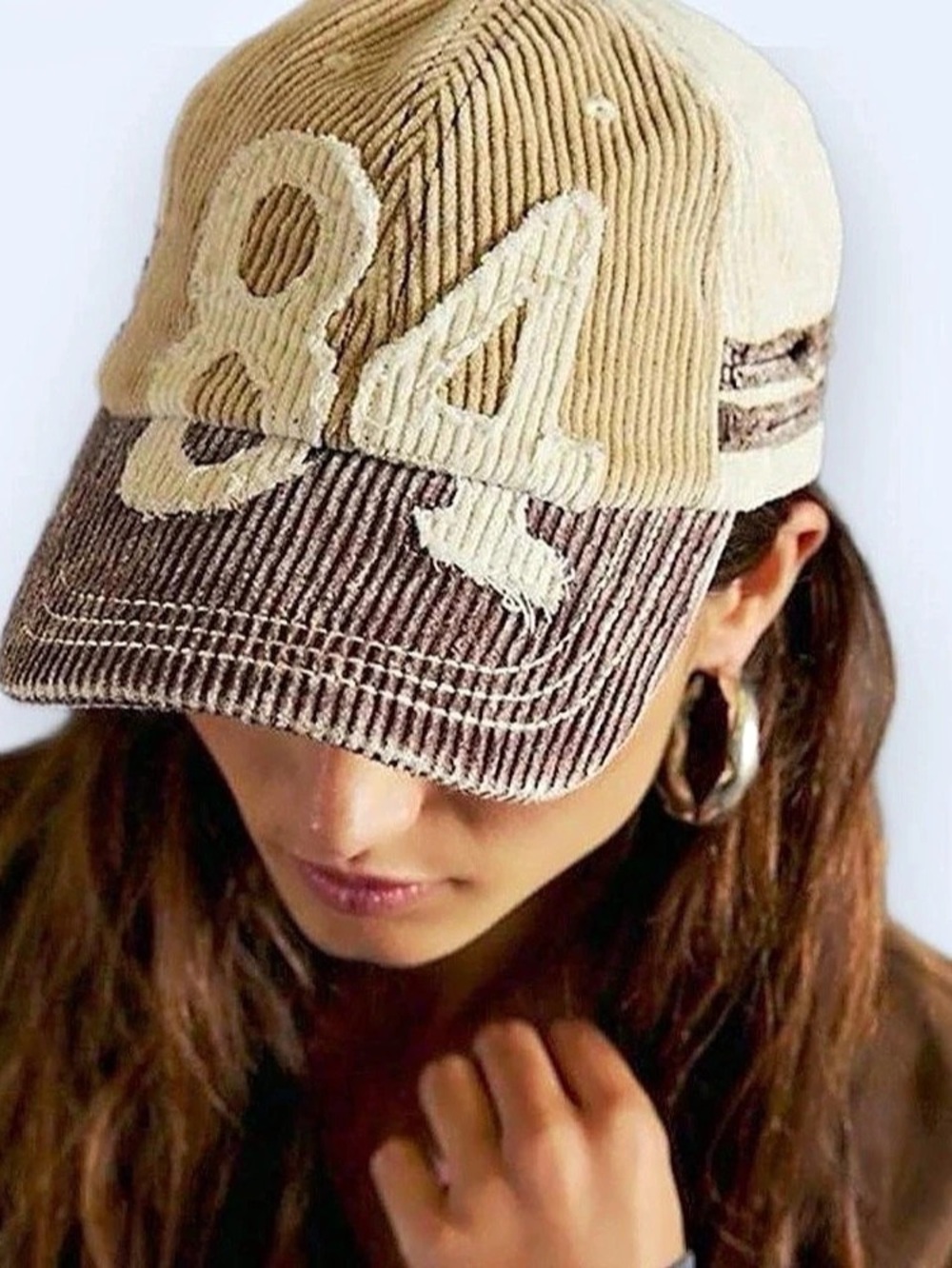 FREE PEOPLE - HOLLIE VARSITY BASEBALL HAT